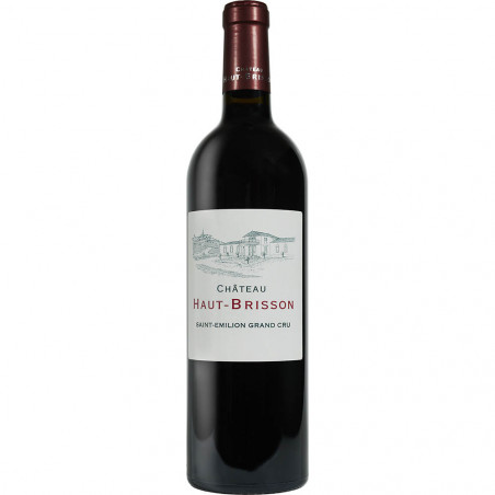 Vin rouge de Saint-Emilion château Haut-Brisson 2017