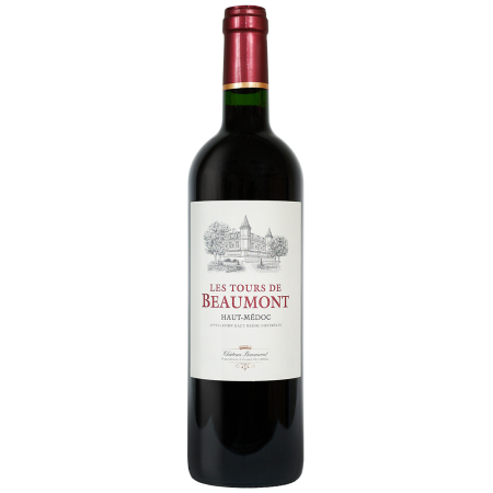 Vin rouge du Haut-médoc Tours de Beaumont