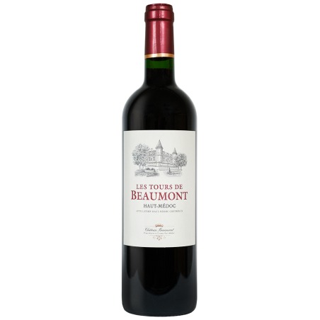 Vin rouge du Haut-médoc Tours de Beaumont 2017