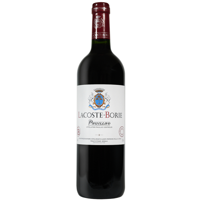 Vin rouge de Pauillac Lacoste-Borie 2019