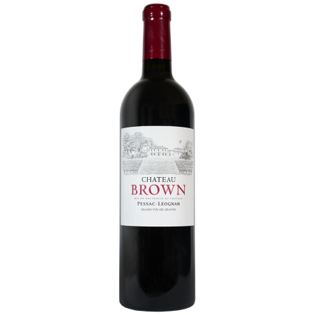 Vin rouge de Pessac-Léognan château Brown 2016
