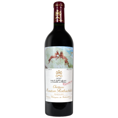 Vin rouge de Pauillac Mouton-Rothschild 2012
