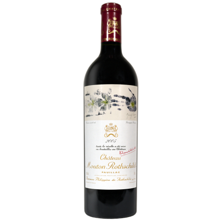 Vin rouge de Pauillac Mouton-Rothschild 2005