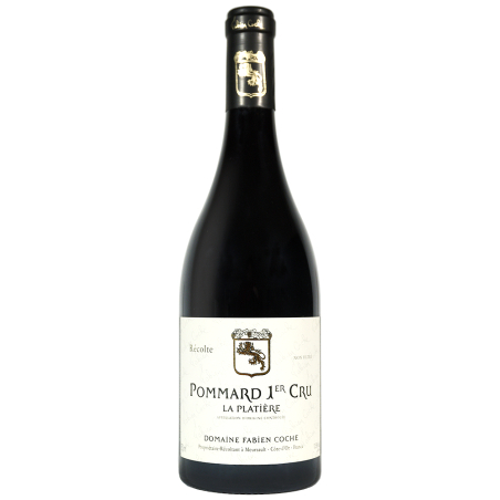 Vin rouge bio de Pommard Fabien Coche Les platières 1er cru