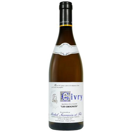 Vin blanc de Givry Michel Sarrazin Les Grognots