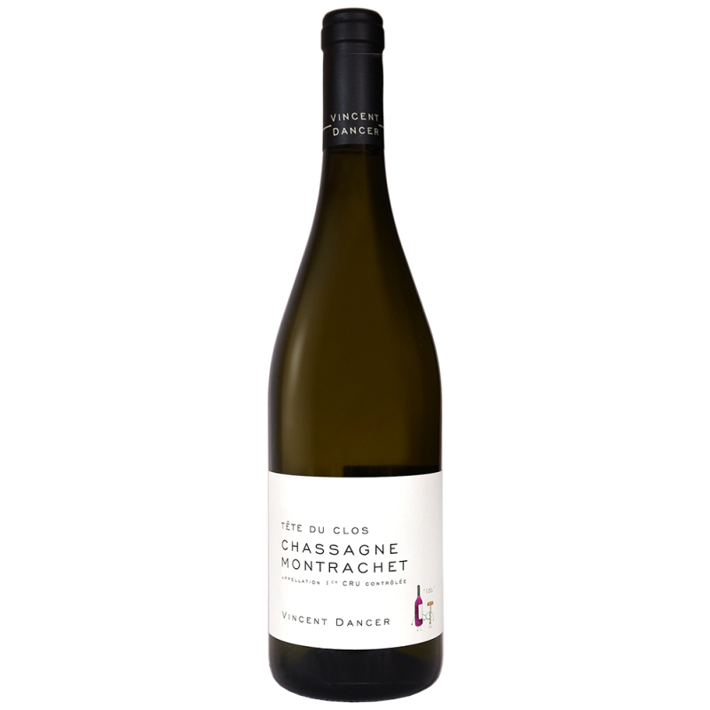 Vin blanc de Chassagne-Montrachet Vincent Dancer Tête du Clos