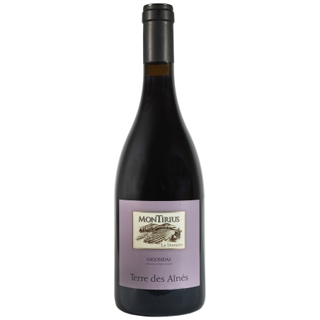 Vin rouge biodynamique de Vacqueyras Montirius Terre des aînés