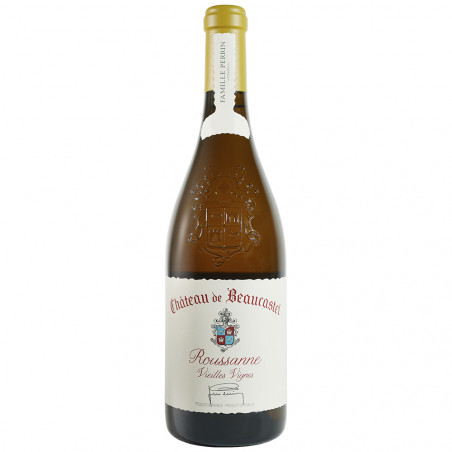 Vin blanc de Châteauneuf du Pape Beaucastel cuvée Roussanne Vieilles Vignes