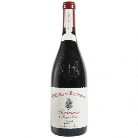 Vin rouge de Châteauneuf du Pape Beaucastel cuvée Hommage à Jacques Perrin