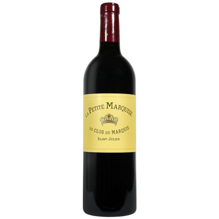 Vin rouge de Saint-Julien La Petite Marquise 2019 second vin du Clos du Marquis