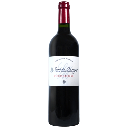 Vin rouge de Pomerol Le Seuil de Mazeyres second vin de château Mazyeres