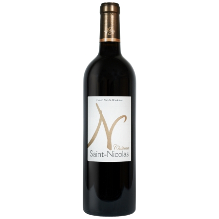 Vin rouge de Côtes de Bordeaux-Castillon château Saint-Nicolas 2016