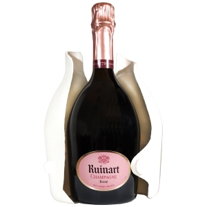 Vin rosé de Champagne Ruinart brut en étui seconde peau Vin rosé de Champagne Ruinart brut en étui seconde peau
