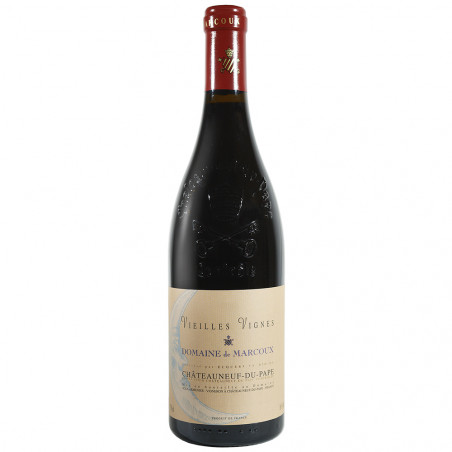 Vin rouge biologique de Châteauneuf du Pape Marcoux cuvée Vieilles vignes