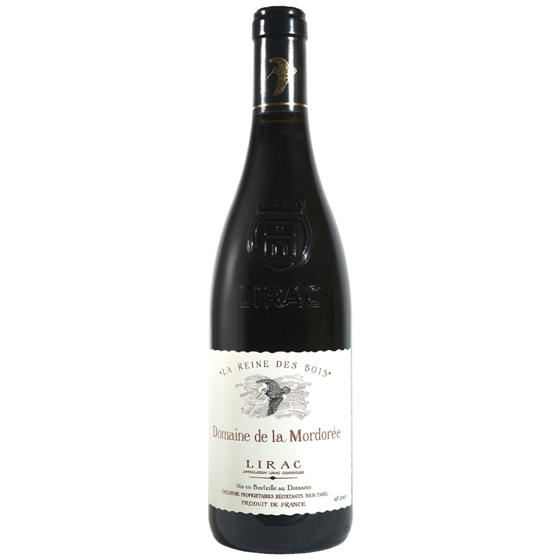 Vin rouge bio de Lirac domaine de la Mordorée La Reine des Bois