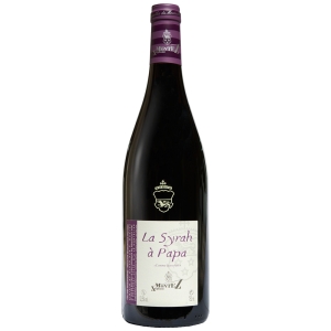 Vin rouge de la Vallée du Rhône Nord Montez cuvée La Syrah à Papa Vin rouge de la Vallée du Rhône Nord Montez cuvée La Syrah à Papa