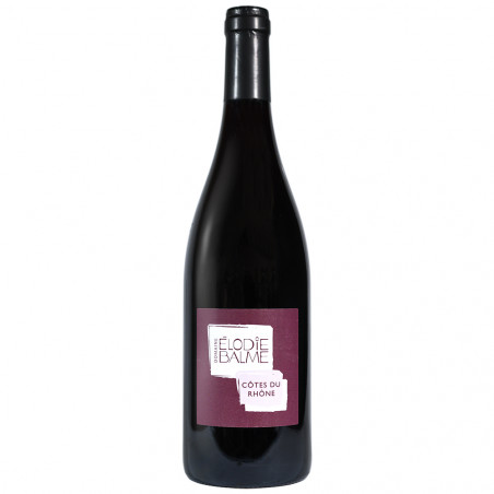 Vin rouge des Côtes du Rhône du domaine Elodie Balme