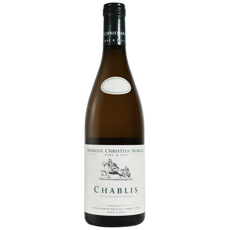 Christian Moreau vin blanc de Chablis 2023