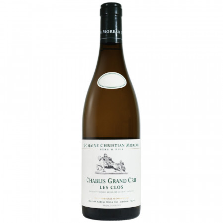 Vin blanc bio de Chablis grand cru Christian Moreau Les Clos 2018