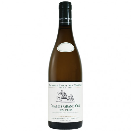 Vin blanc  bio de Chablis grand cru Christian Moreau Les Clos 2018