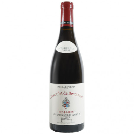Vin rouge des Côtes du Rhône Le Coudoulet de Beaucastel