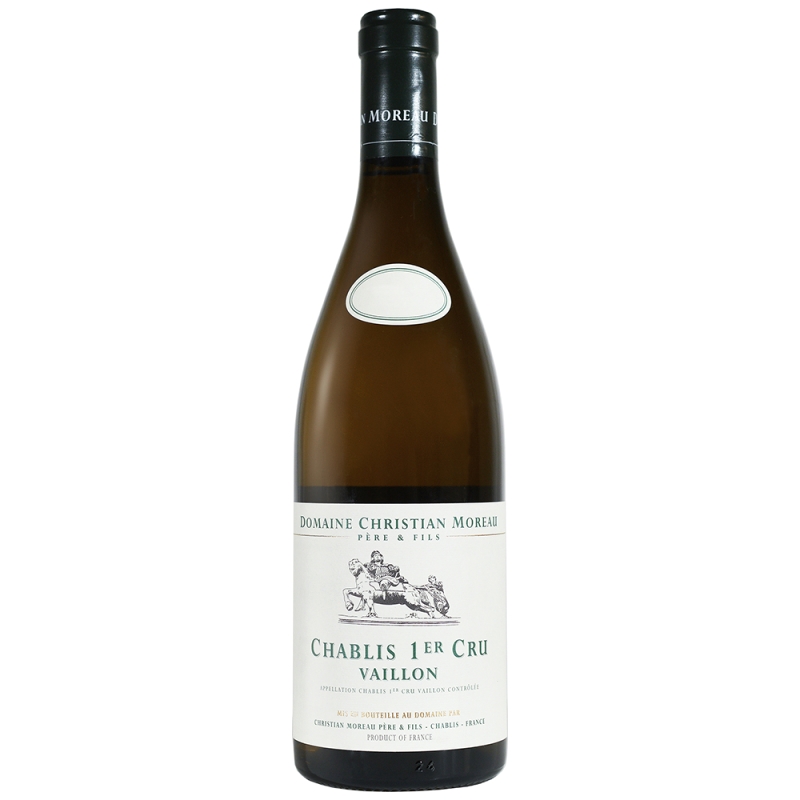 Vin blanc de Chablis 1er cru Vaillon Christian Moreau