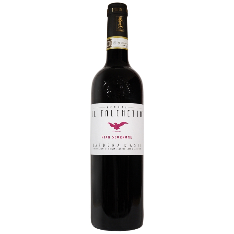Vin rouge de Barbera d'Asti Italie Il Falchetto Pian Scorrone