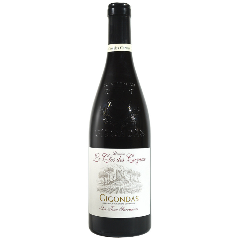Vin rouge de Gigondas Clos des Cazaux La Tour Sarrasine 2023