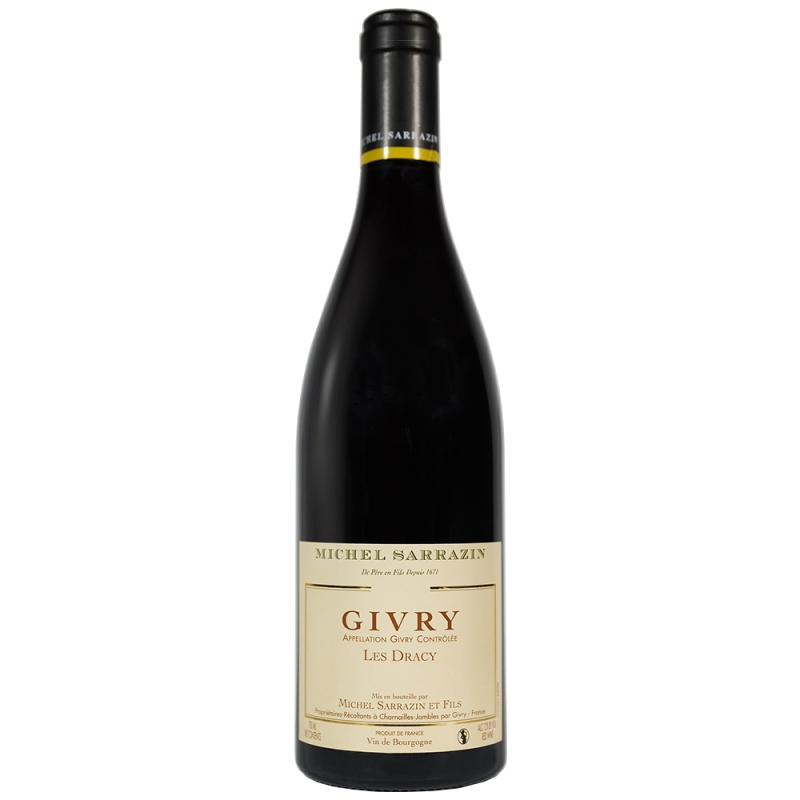 Vin rouge de Givry Michel Sarrazin les Dracy