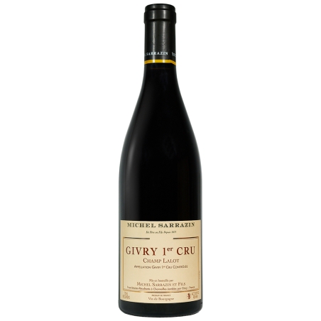 Vin rouge de Givry Michel Sarrazin Champs Lalot 2023