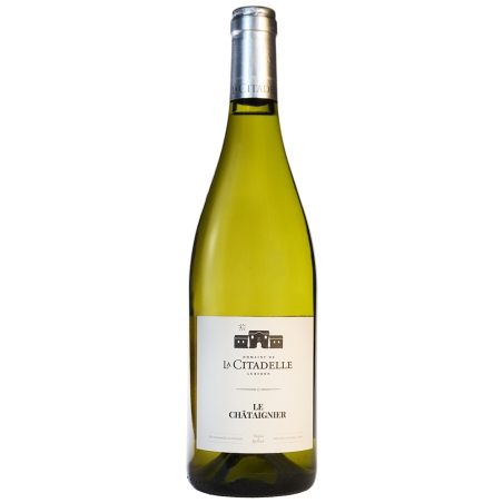 Vin blanc bio du Luberon du domaine La Citadelle. Cuvée Le Châtaignier.