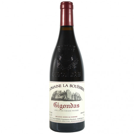 Vin rouge de Gigondas du domaine la Bouïssière 2020