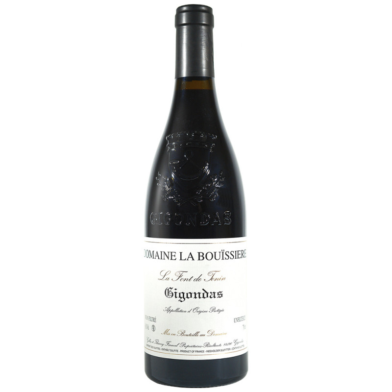 Vin rouge de Gigondas La Bouïssière cuvée La Font de Tonin 2022