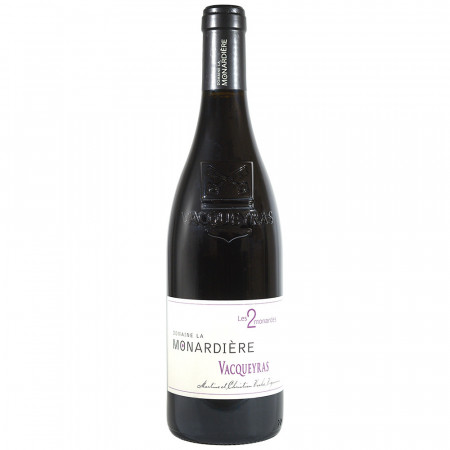 Vin rouge de Vacqueyras La Monardière cuvée Les 2 Monardes