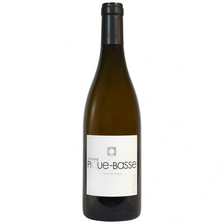 Vin blanc des Côtes du Rhône Villages Roaix Pique-Basse cuvée L'atout du Pique 2021