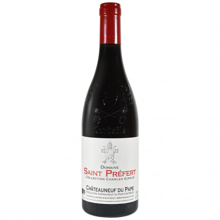 Vin rouge biologique de Châteauneuf du Pape Saint-Préfert Collection Charles Giraud
