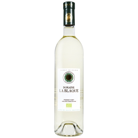 Vin blanc biologique de Pierrevert domaine la Blaque