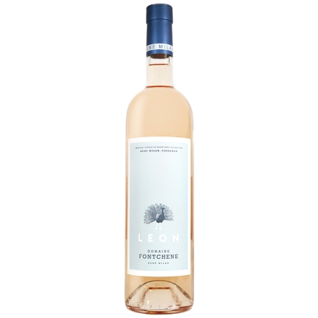 Vin rosé biodynamique d'IGP Alpilles domaine Fontchêne cuvée Léon