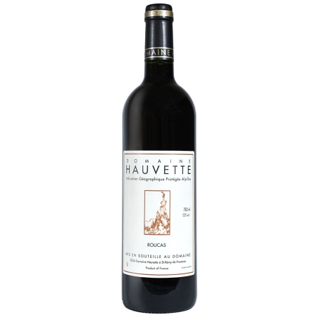 Vin rouge biologique d'IGP Alpilles du domaine Hauvette cuvée Roucas