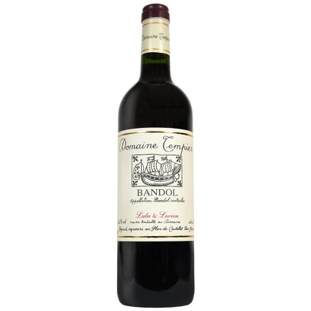 Vin rouge de Bandol domaine Tempier rouge