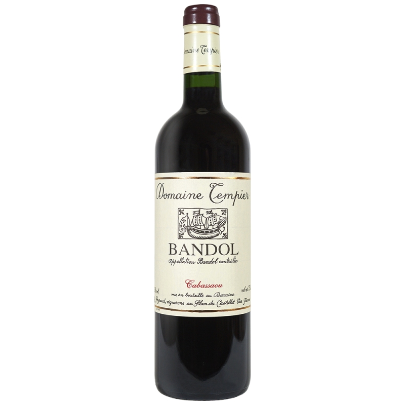 Vin rouge de Bandol Tempier cuvée Cabassaou