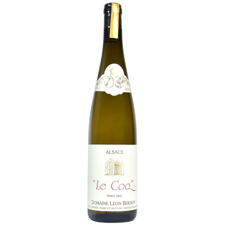 Vin blanc d'Alsace Pinot Gris Léon Boesch Le Coq