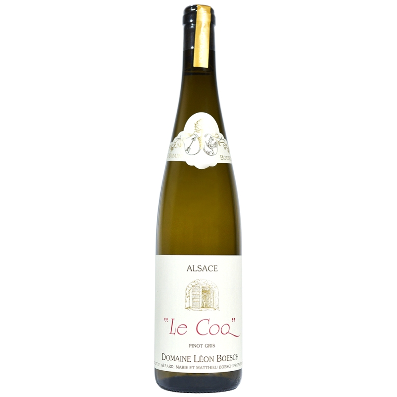 Vin blanc d'Alsace Pinot Gris Léon Boesch Le Coq