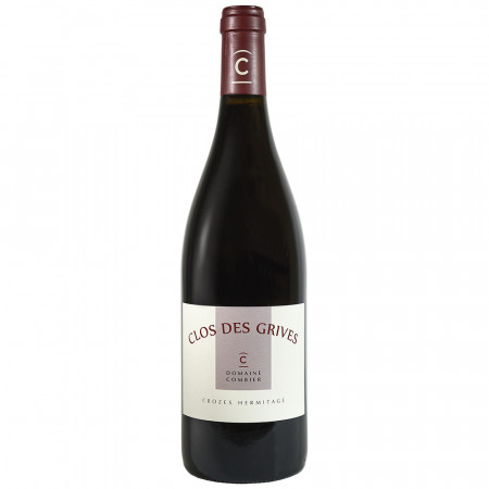 Vin rouge biologique de Crozes-Hermitage Combier cuvée Clos des grives