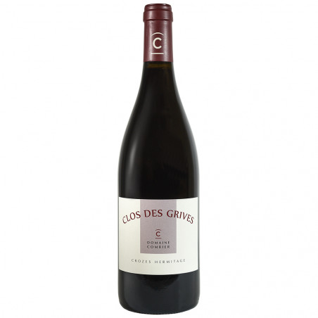 Vin rouge biologique de Crozes-Hermitage Combier cuvée Clos des grives