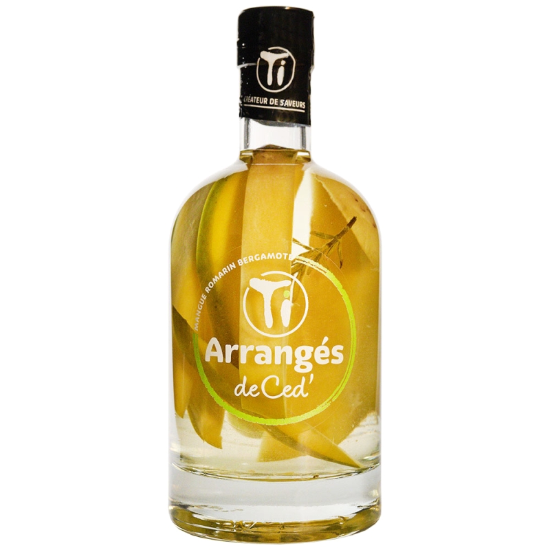 Rhum arrangé Ti arrangé de Ced Mangue Romarin Bergamote