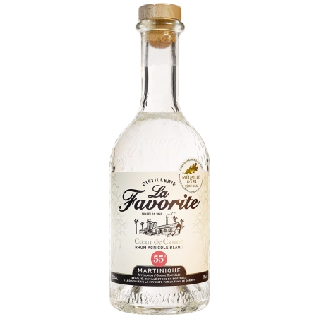 Rhum blanc agricole Martinique La Favorite