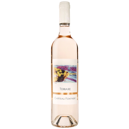 Vin rosé biodynamique du Luberon Fontvert Terraire