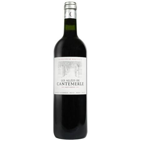 Vin rouge du Haut-Médoc en magnum Les Allées de Cantemerle 2016