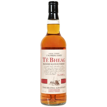 Whisky Blend d'Ecosse Te Bheag Gaelic